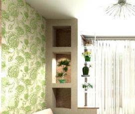 Натяжной потолок без канта - модель 4