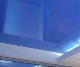 Натяжной потолок без короба - модель 1