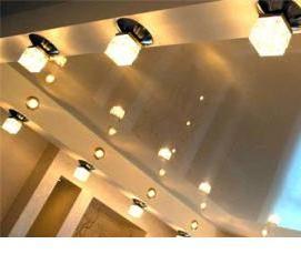 Натяжной потолок без короба - модель 3