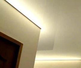 Натяжной потолок без короба - модель 2