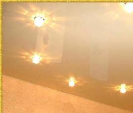 Натяжной потолок без лампочек - тип 3