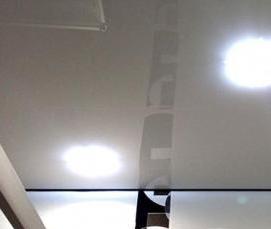 Натяжной потолок без потолочного плинтуса - тип 4