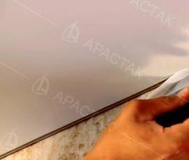 Натяжной потолок без резинки - модель 2