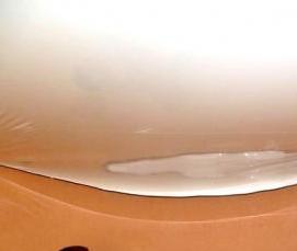 Натяжной потолок без тепловых пушек - модель 4