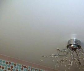 Натяжной потолок без закладных - тип 1