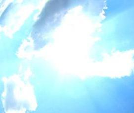 Натяжной потолок фотопечать небо с облаками - модель 2