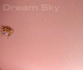 Натяжной потолок матовый зеленый - модель 3