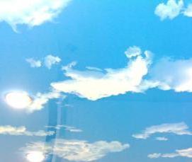 Натяжной потолок небо с облаками - модель 1