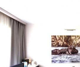 Натяжной потолок одноуровневый без люстры - модель 4