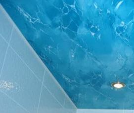 Натяжной потолок под мрамор - модель 4