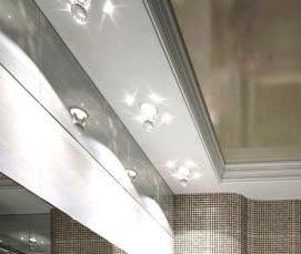 Натяжной потолок под плитку - модель 3