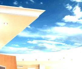 Натяжной потолок с облаками - вариант 4