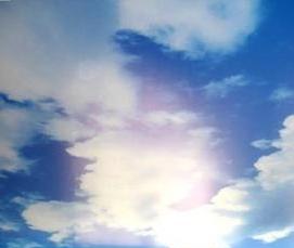 Натяжной потолок с облаками - вариант 2