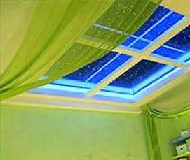 Натяжной потолок светящийся изнутри - вариант 4