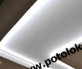 Натяжной потолок в стиле лофт - модель 1