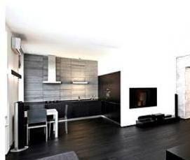 Натяжной потолок в стиле минимализм - модель 4