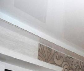 Натяжные потолки без гардины - вариант 3