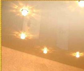 Натяжные потолки без люстры - вариант 3