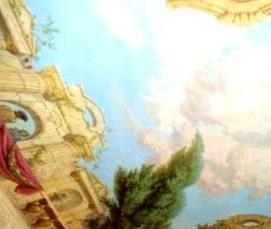 Натяжные потолки без встроенных светильников - модель 3