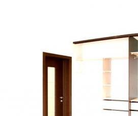 Натяжные потолки без встроенных светильников - модель 2