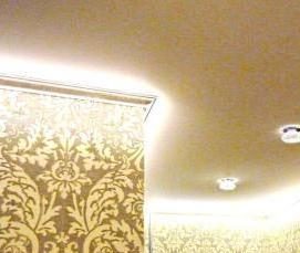 Натяжные потолки глянцевые парящие - тип 3