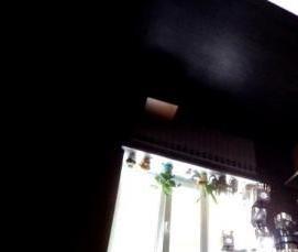 Натяжные потолки коричневые глянцевые - модель 4