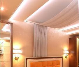 Натяжные потолки прямые - тип 4