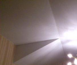 Натяжные потолки прямые - тип 3