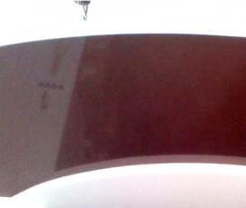 Натяжные потолки шоколадно белый - вариант 4