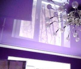 Натяжные потолки сиреневого цвета - тип 3