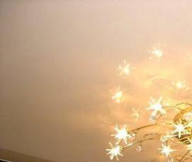 Натяжные потолки со светодиодными люстрами - тип 3