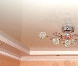 Натяжные потолки со светодиодными люстрами - тип 2