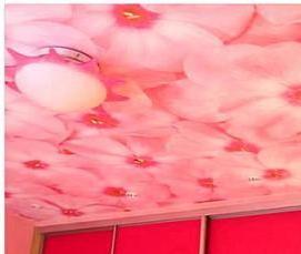 Натяжные потолки в цвете белый перламутр - вариант 4