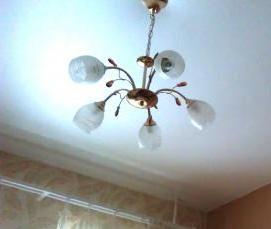 Натяжные потолки в лофте - модель 2