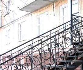 Навесная металлическая лестница - тип 2