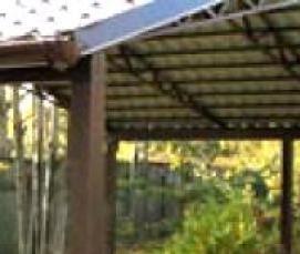 Навесы беседки из профильной трубы - вариант 2