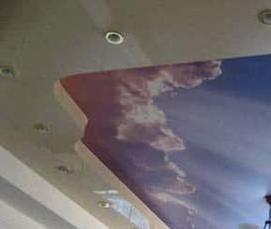 Небесный натяжной потолок - тип 4