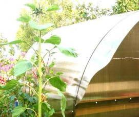 Недорогие беседки для дачи из поликарбоната - вариант 4