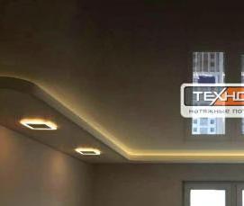 Недорогие качественные натяжные потолки - модель 4