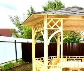 Недорогие садовые беседки - вариант 4