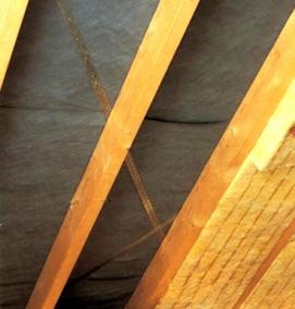 Недорогой утеплитель для крыши - вариант 1