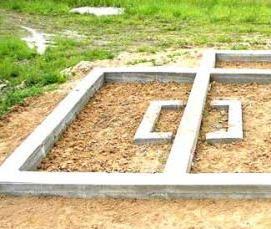 Незаглубленный ленточный фундамент - вариант 3