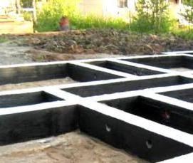 Незаглубленный ленточный фундамент - вариант 2