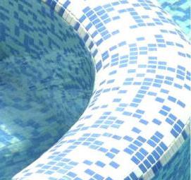 Облицовка бассейна мозаикой - тип 4