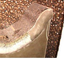 Облицовка бассейна мозаикой - тип 3