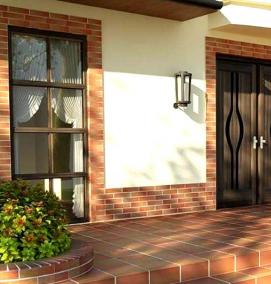 Облицовка цоколя керамогранитом - вариант 1