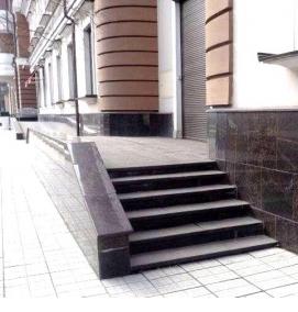 Облицовка цоколя керамогранитом - вариант 2