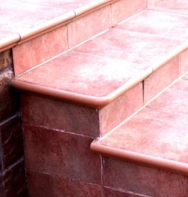 Облицовка ступеней крыльца керамогранитом - тип 4