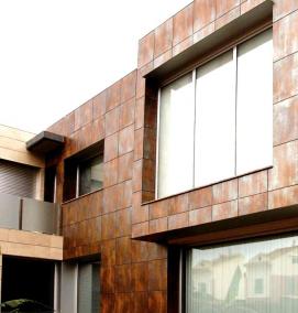 Облицовка зданий керамогранитом - тип 4