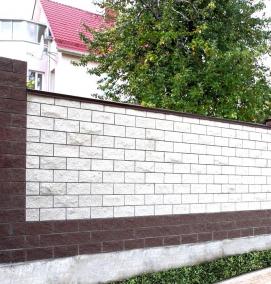 Облицовочный блок рваный камень цветной - тип 4